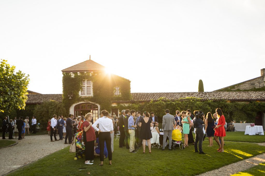 Mariage de C+A au Château Smith Haut Lafitte. Images réalisée par le photographe Patrick Chatelain dans un style photo-journalistique.