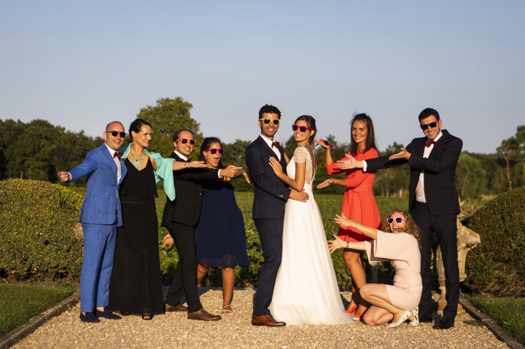 Mariage de C+A au Château Smith Haut Lafitte. Images réalisée par le photographe Patrick Chatelain dans un style photo-journalistique.