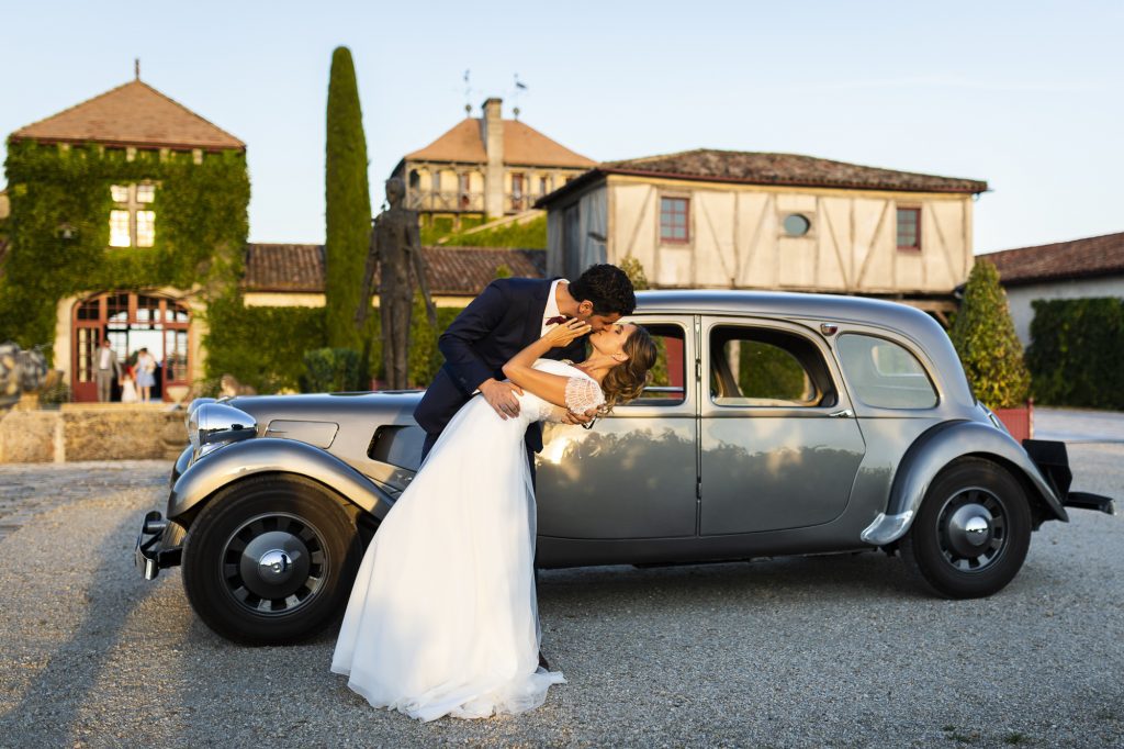 Mariage de C+A au Château Smith Haut Lafitte. Images réalisée par le photographe Patrick Chatelain dans un style photo-journalistique.