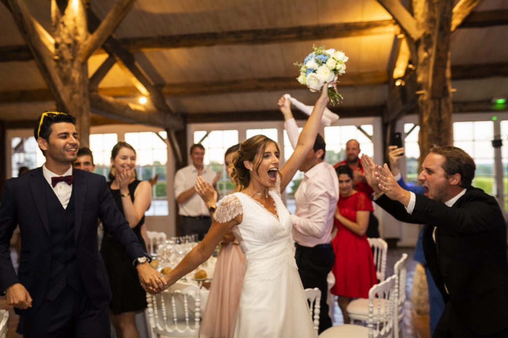Mariage de C+A au Château Smith Haut Lafitte. Images réalisée par le photographe Patrick Chatelain dans un style photo-journalistique.