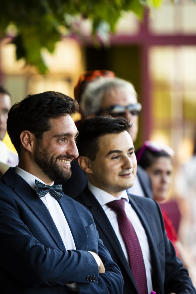 Mariage de C+A au Château Smith Haut Lafitte. Images réalisée par le photographe Patrick Chatelain dans un style photo-journalistique.