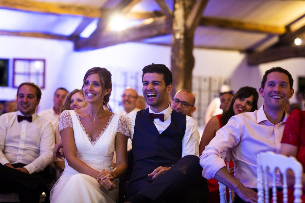 Mariage de C+A au Château Smith Haut Lafitte. Images réalisée par le photographe Patrick Chatelain dans un style photo-journalistique.